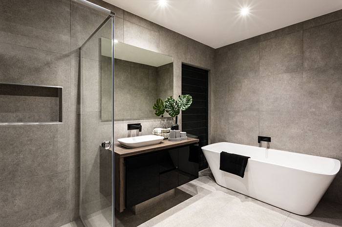 Remodeled bathroom